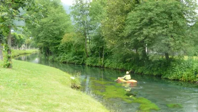Entrée à Bourg d'Oisans.